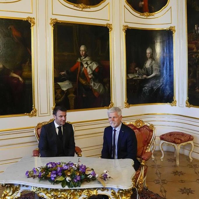Czech and French leaders pledge support for Ukraine while looking for ways to help war-torn country